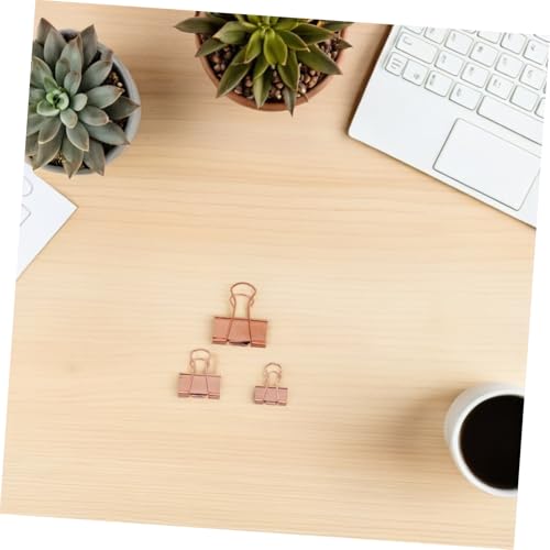 Pinces à reliure or rose de qualité supérieure pour documents précieux