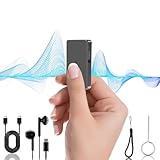 64GB Voice Recorder with Playback - Audio Recorder with One Button Recording - Voice Activated Recorder Device with Al Noise Reduction, Portable Recording Device for Lectures, Interviews, Work