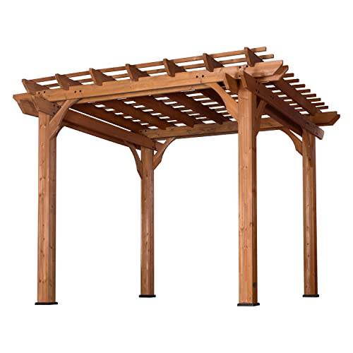 Backyard Discovery Cedar Pergola 10 'X 10' #TOP6