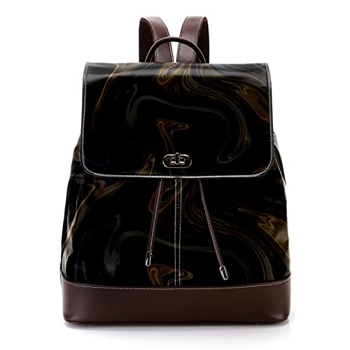 Sac à dos à rabat en cuir synthétique pour femme avec motif oiseaux colorés chic
