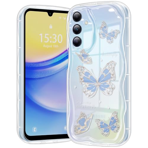 Coque Galaxy A15 5G anti-chute en silicone souple aux bords ondulés