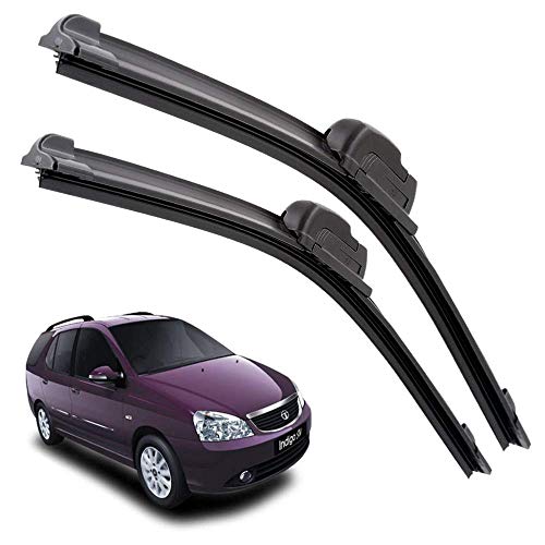 Image of Euro Care Windshield Car Wiper Blades Compatibility With TATA Indigo Marina (Model : 2013-2018) - Set of 2Pc (D-24,P-16)
