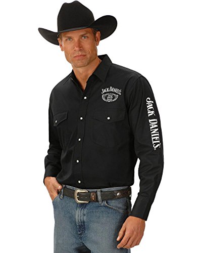 Jack Daniels Men's Daniel's Logo Rodeo Long Sleeve Western Shirt4
