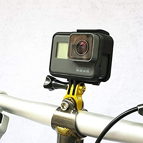 Soporte de Cámara GoPro para Brompton Trigo de Aluminio Anodizado Oro