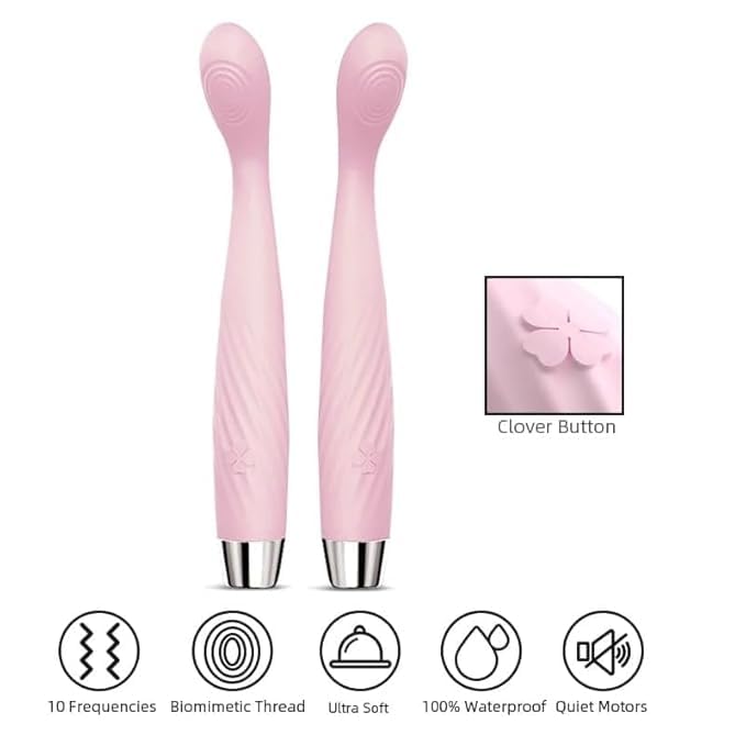 Image of Body Electric Massager for Pain Relief, Stress Relaxation Waterproof, Flexible, Medical Grade Silicone,10 Speeds Multi Color