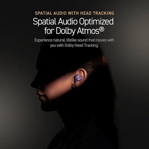 Image of Technics Reference Class HiFi Wireless Earbuds,Dolby Atmos with Head Tracking,Adaptive Noise Cancelling,3 Device Multipoint, 10-hr Battery,Wireless Charging Improved Fit -EAH-AZ100-V (Moonlight Lilac)