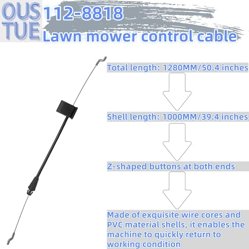 OUSTUE 112-8818 Brake Cable - Full View