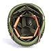 SYLPHID Outdoor Green WW2 US M1 Helmet Steel Field with Net Cover cat Eye Belt and Goggles