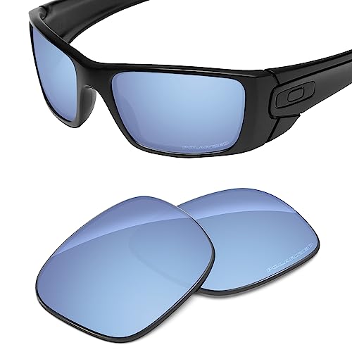 Image of Performance Replacement Lenses Compatible with Oakley Fuel Cell OO9096 Polarized, UV Protection, Anti-Scratch