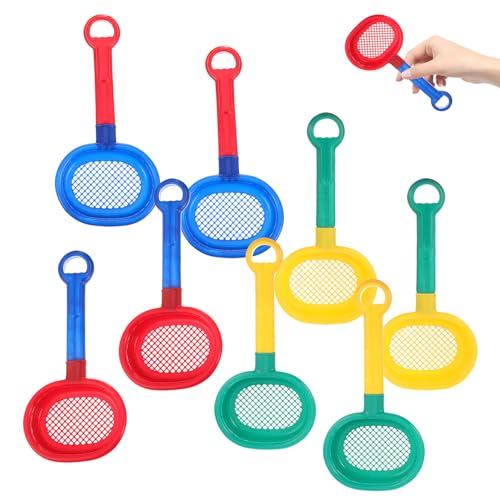 GARVALON 8stücke Teiliges Sandsieb Kunststoff Für Junge Mädchen Großes Und Kleines Sandsieb Für Garten Und Strand Leichtes Spielzeug Für Outdoor-aktivitäten