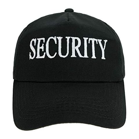 4sold Boys Mens Women 100% Cotton Captain Yachting Baseball Cap Inscription Lettering Sun Summer Hat Black White - Security,Adult Cover