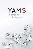 notice jeux game boy advance  YAMS - Carnet de Score - 2 à 6 joueurs: Carnet pratique avec règle du jeu de Yam\'s et 100 feuilles de score  15.24x22.8 cm  Papier blanc  Couverture souple et finition matte