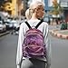YETTASBIN Fashion Quilted Mini Backpack for Women & Girls - Rose Lightweight Casual Travel Daypack, S(8.5L)