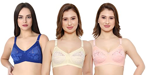 Image of Women Net Non-Padded Wire Free Regular Bra