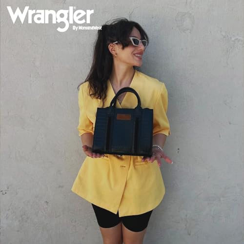 Image of Wrangler Tote Bag for Women Designer Satchel Handbags Top-handle Purses with Strap