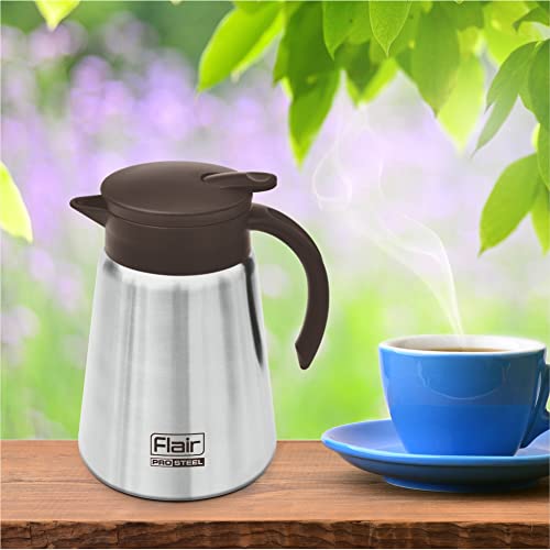 Image of Flair Latte Vacuum Insulated Steel Kettle 800 ML (Brown)