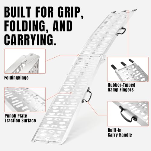 MAXIVAMN Aluminum Motorcycle Ramp