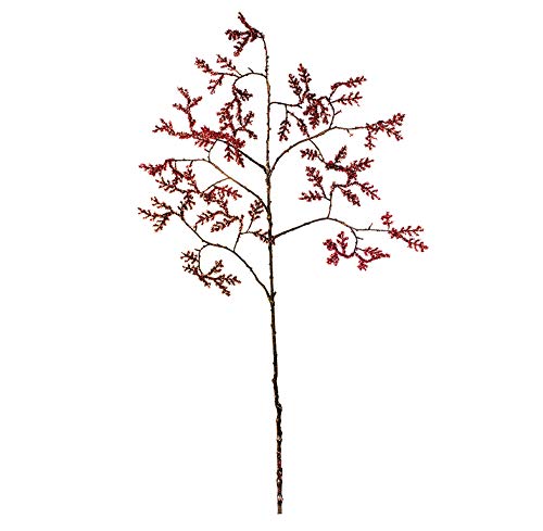 Eurocinesa RIF.16340C20 Navidad, Ramo di Lenti Rosse, Confezione da 12 Pezzi, Rosso, 89 cm