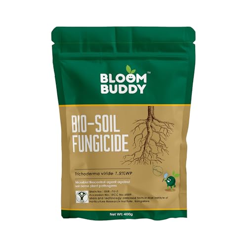 Image of Bloom Buddy Trichoderma Viride Powder 400g | Beneficial Microbial Soil Health Enhancer | 2 x 10⁸ CFU /g | Supports Root Growth & Nutrient Availability for Home Garden Plants