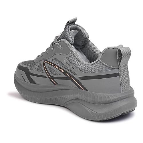 Image of Calcetto Men's CLT-1026 Lifestyle Shoes | Extra Comfort & Lightweight with Chunky Sole | Stylish Lace-Up Footwear