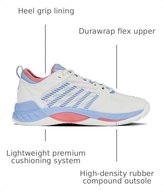 Image of K-Swiss Women's Hypercourt Supreme 2 Tennis Shoe
