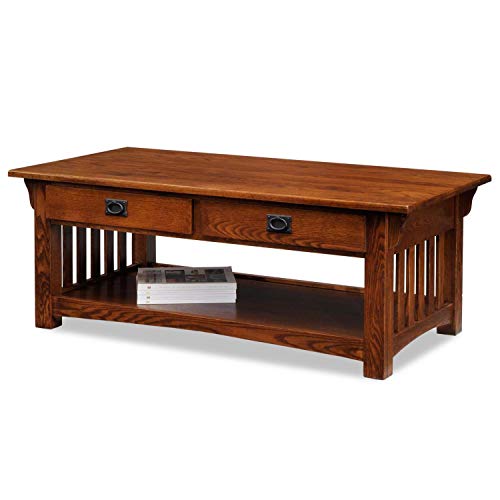 Leick Home 8204 Mission Impeccable Coffee Table for Living Room,