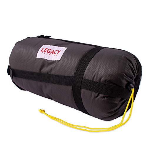 Hammock Attachable Warming Under Quilt - Black - 5.75’ (175Cm) Long And 4.8’ (146Cm) Wide - Attaches To Most Hammocks Or Hammock Tents - Insulation Underquilt Padded Liner - Doubles As A Ground #TOP1