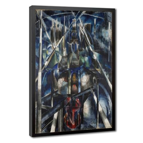 Pont de Brooklyn Joseph Stella impression toile premium finition cadre à suspendre