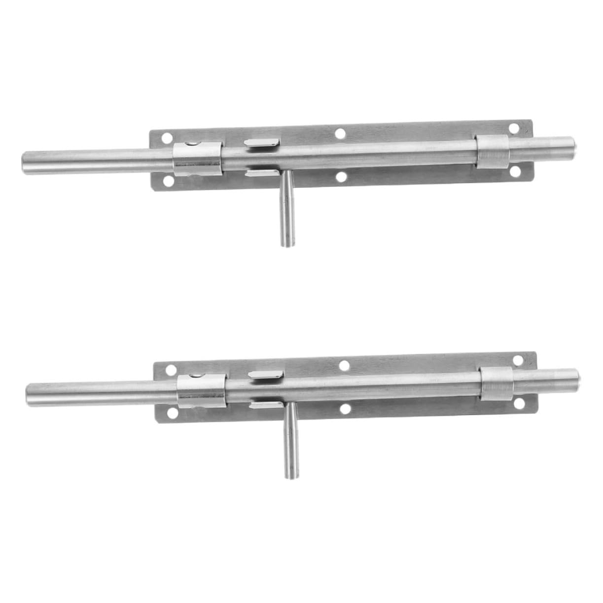 LIFKOME Lot De 2 Loquets À Pêne Coulissant Pour Portes Intérieures Et Clôtures En Acier Inoxydable