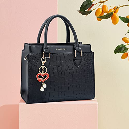 NICOLE & DORIS Women Handbag Designer Shoulder Bag Tote Bags Crocodile Pattern Crossbody Bag PU Leather Top Handle Bags3