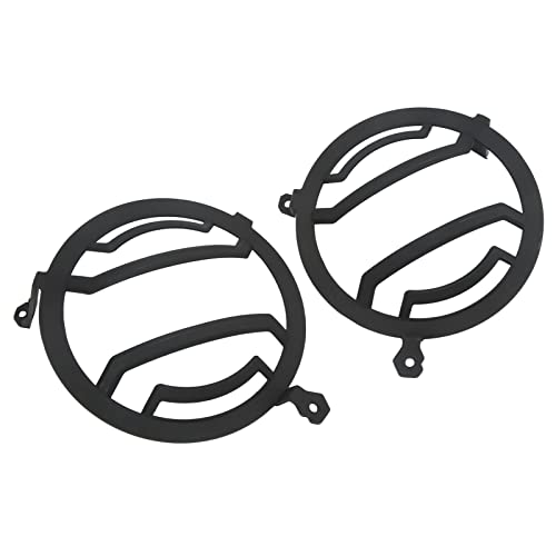 Housse de protection pour phares JL 2018+ en ABS noir résistant | Lot de 2 pièces - 7