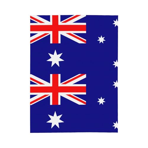 Couverture drapeau australien en flanelle chaude et plaid canapé camping - 3