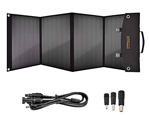 XTPower SP100 - Panel Solar con 100Watt - Cargadores solares MC4 y Enchufe Redondo 18V 5.4A - QC3 20W y 2X USB 5V 2.4A