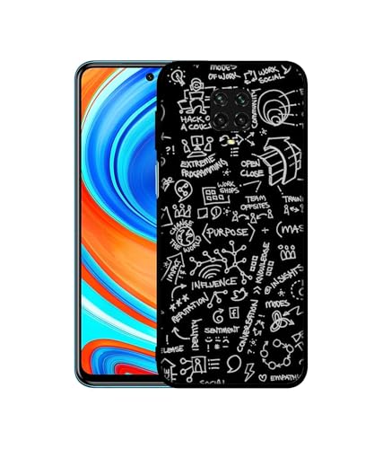 Image of Formulas Design Premium 2D Printed Metal Back Case Cover for Mi Redmi Note 9 Pro /Note 9 Pro Max /Poco M2 Pro
