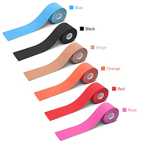 KKmoon 16FT bandagem esportiva antialérgica de suporte muscular fita atlética para alívio da dor fit