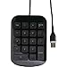 Targus Numeric Keypad with USB Port Connector, True Plug-and-Play Device, Connects with Laptop, Desktop and Other Devices, Black (AKP10US) Black/gray