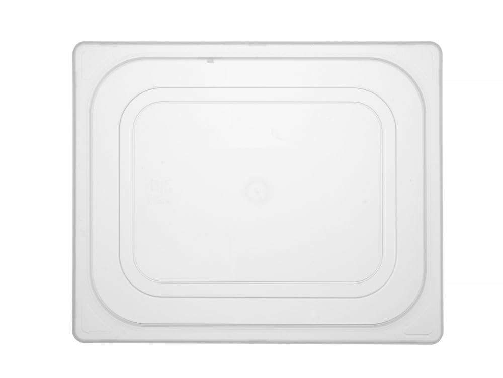 HENDI Gastronorm Deckel, Temperaturbeständig von -40° bis 80°C, Passend allen HENDI Polypropylen Gastronombehältern, inkl. HACCP Aufbewahrungsbehältern, GN1/2, 325x265mm, Polypropylen, Transparent