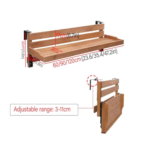 Mesa Plegable Ajustable para espacios pequeños en balcones 4