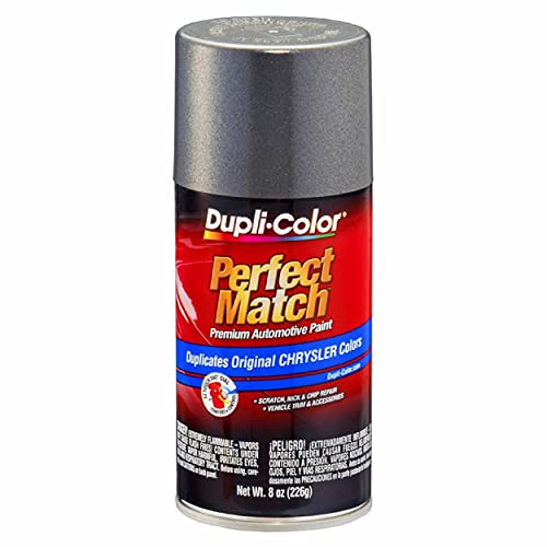 Image of Dupli-Color EBCC03317 Perfect Match Automotive Spray Paint - Chrysler Charcoal Gray, AA9 /PA9 - 8 oz. Aerosol Can