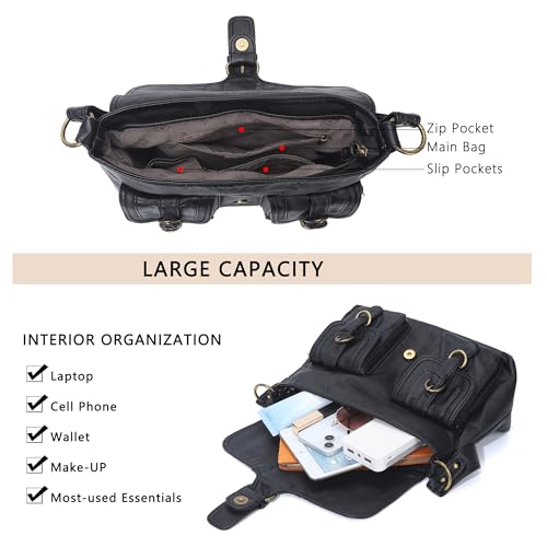 Image of Angel Kiss Purses and Handbags for Women,Vegan Leather Hobo Purses Crossbody Hobo Bag Tote Satchel Handbags