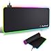 Produktbild LED Gaming Mauspad RGB Mauspad with 7 LED Farben 10 Beleuchtungs-Modi USB Gaming Mouse Mat Anti Rutsch Matte für Computer Professionelle Gamer