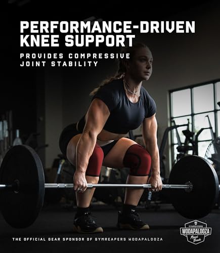 Image of Gymreapers 5MM Knee Sleeves for Weightlifting, Squats, Powerlifting, and Functional Training - Compression Knee Support for Men & Women - Joint Protection & Recovery - Pair