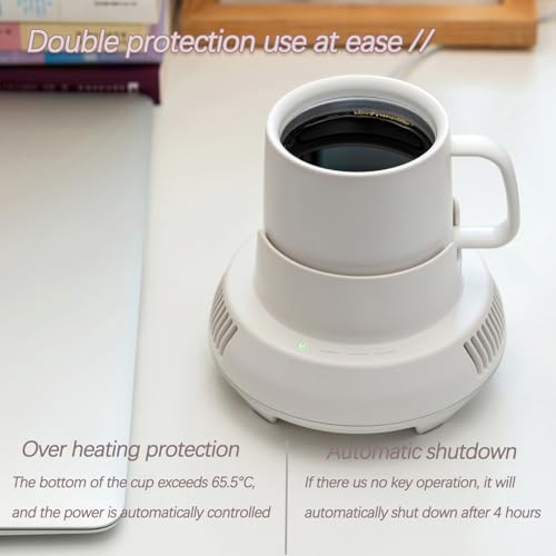 Calentador de café enfriador de tazas y calentador para escritorio 2 en 1 7
