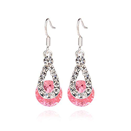 ââ¿â HebeTop Sterling Silver Pressed Flower Teardrop Earrings