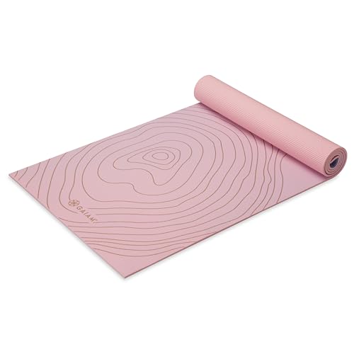 Image of Gaiam Premium Yoga Mat, 6mm Thick Print Mat