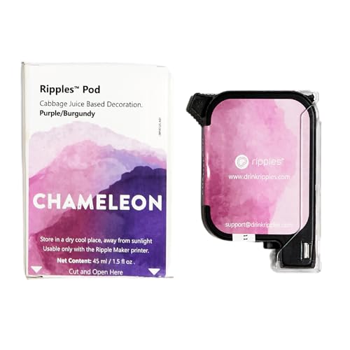 Ripples Pods - Natural Extracts for Ripple Maker Machine | Plant-Based, No Artificial Colors, No Preservatives (Chameleon Pod)