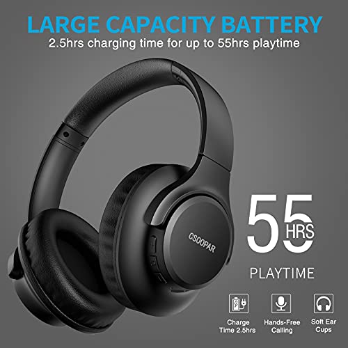 Headphones Wireless Bluetooth, Bluetooth Headphones with Microphone, Bluetooth Headphones Over The Ear with Hi-Fi Stereo… - Image 4
