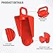 2025 Upgraded Shipping Container Jack Lug, Heavy Duty Shipping Container Booster Lifter with Portable U-Shape Handle, Shipping Container Accessories Attachment(Red)