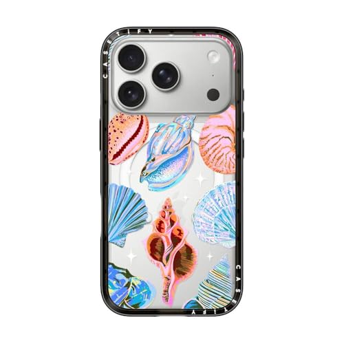 Coque iPhone 17 Pro Coquillage Noir transparent CASETiFY Magsafe