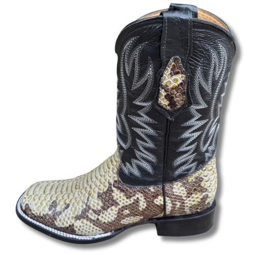 Image of Men's Alex Western Cowboy Boots Square Toe Pull On